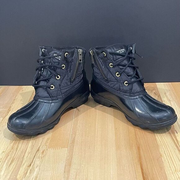 Sperry Black Rubber Duck Boots - Picture 6 of 8